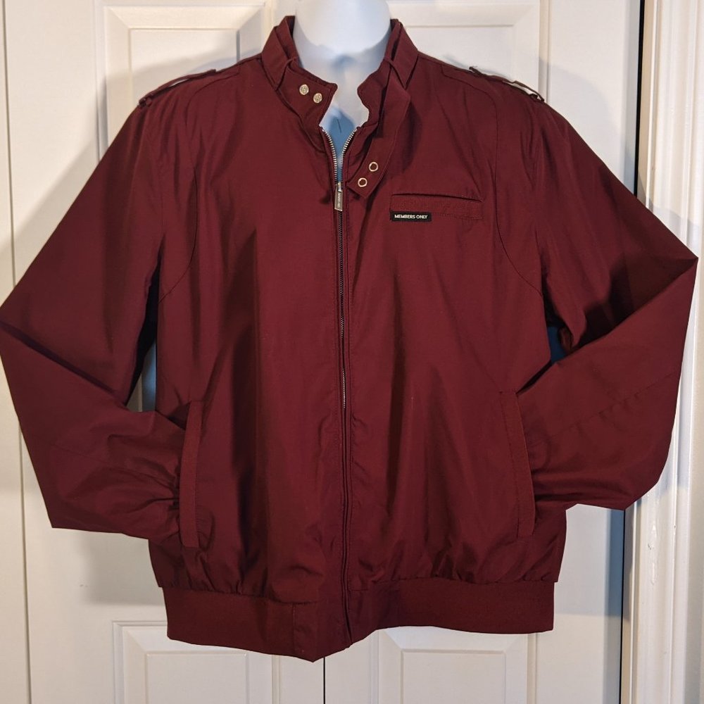 Members Only Men's Original Iconic Racer Jacket